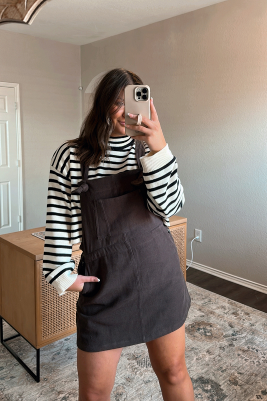 Falling Leaves Overall Dress