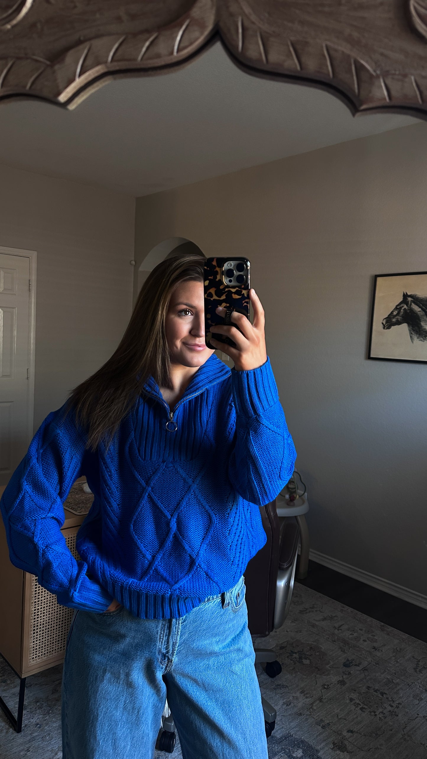 Royal Collared Sweater