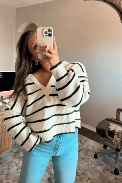 Easy Going Stripes Sweater