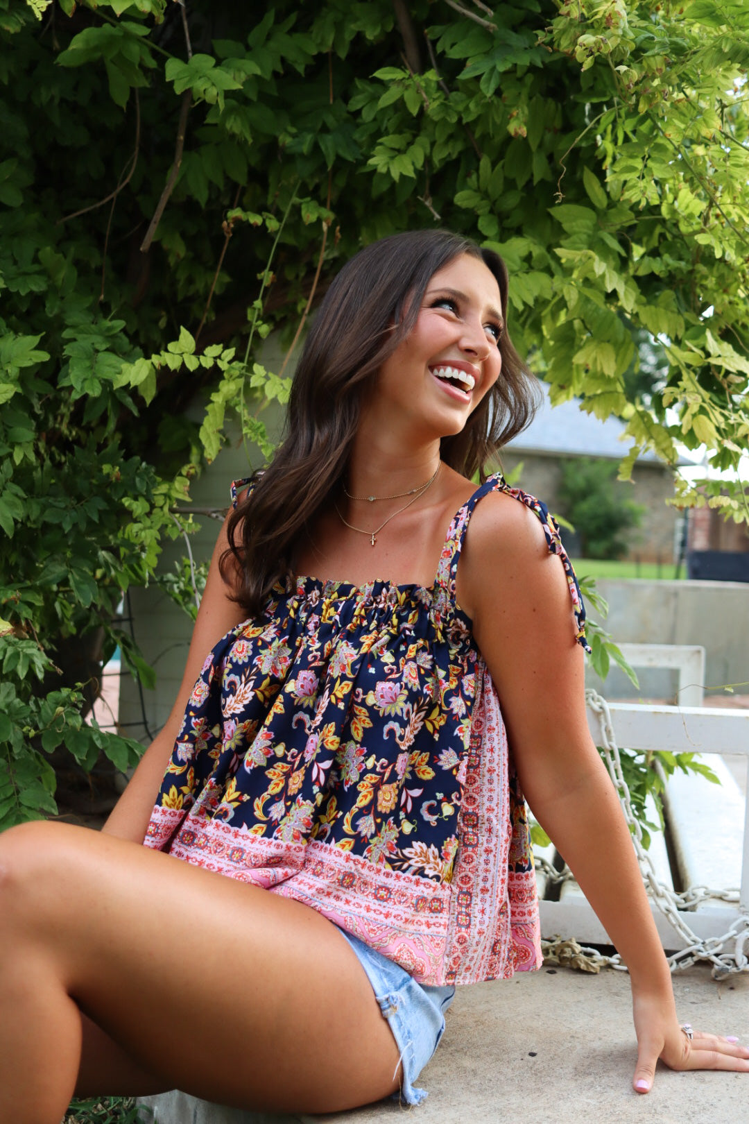 Flirty Floral Tank