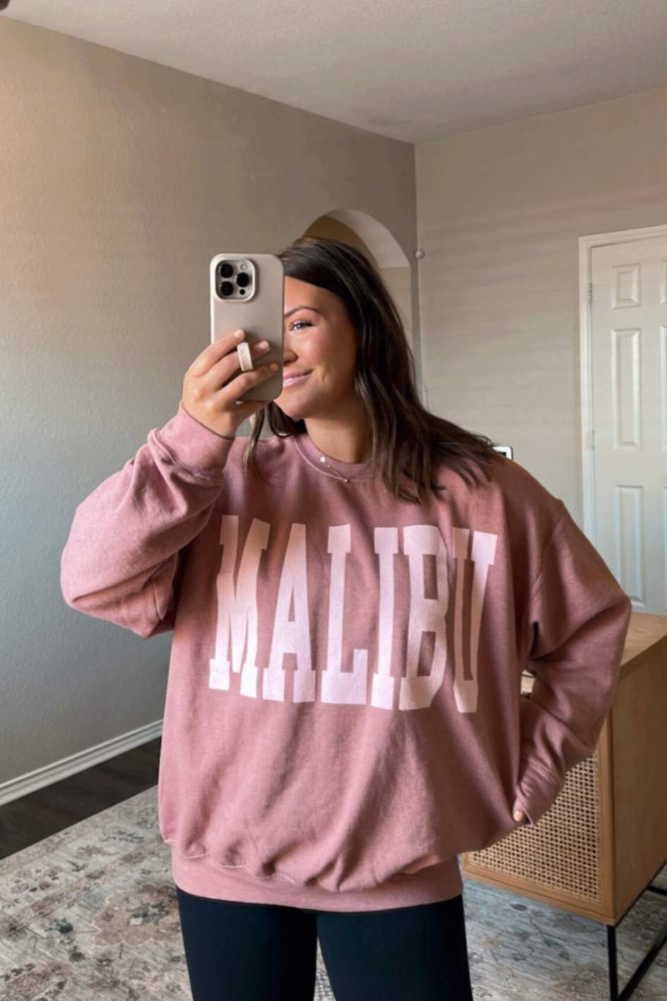 Blush Malibu Crewneck